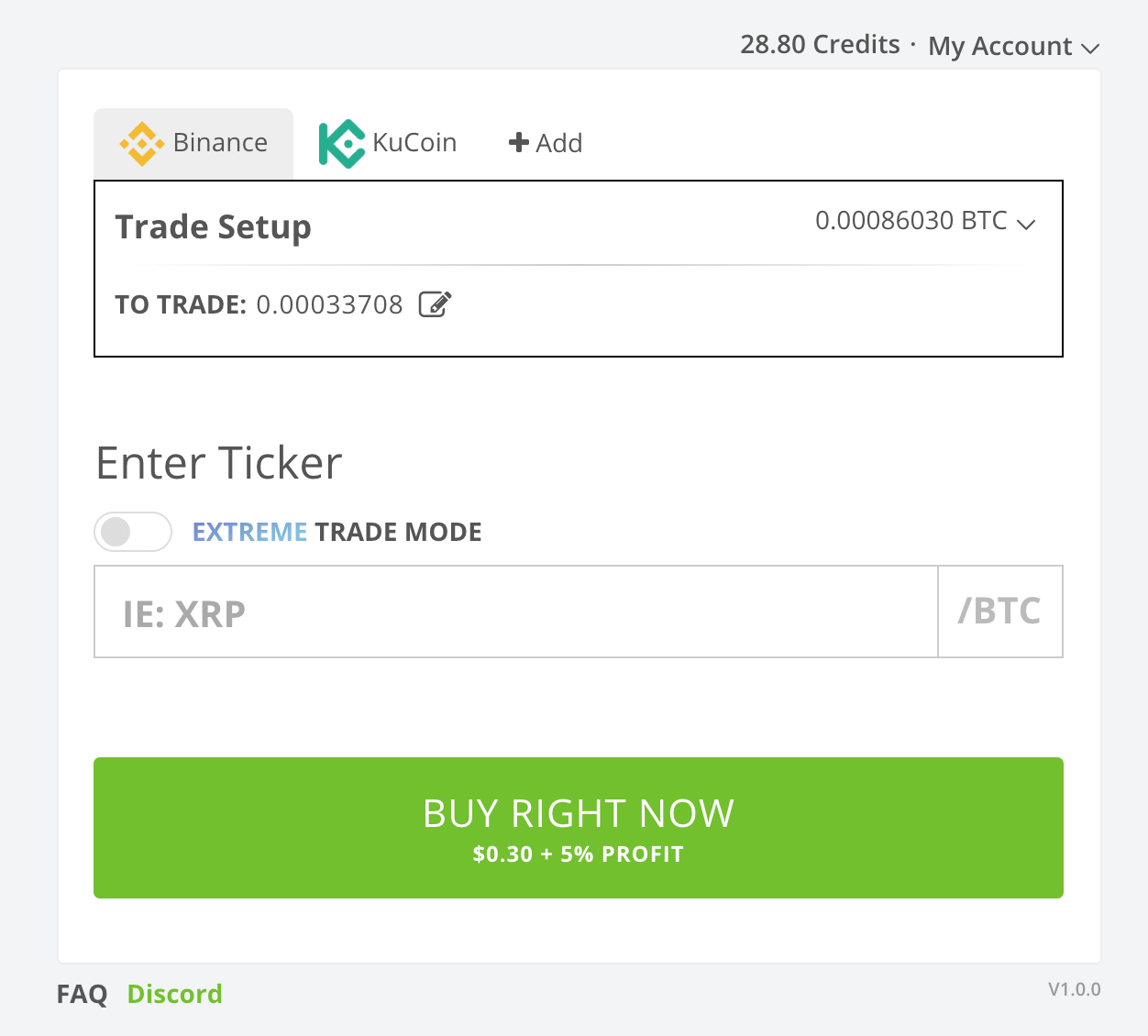 AltPump Bot overview